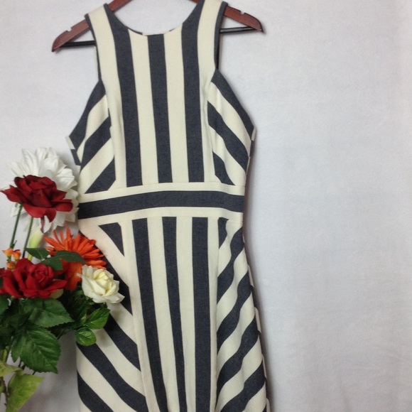 Milly graphic-striped sleeveless dress - Picture 3 of 7